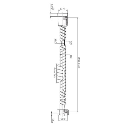 Flexible  Extendible 1,75 a 2,00 MT-1