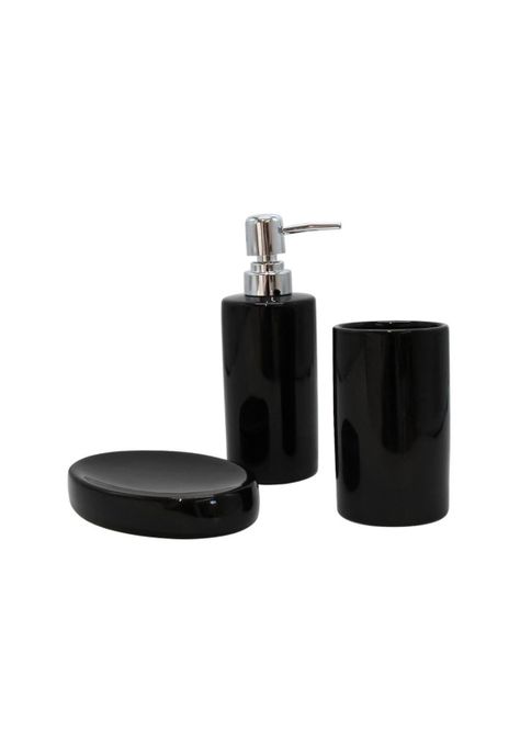 Kit Accesorios Baño Cerámico 3 piezas Blanco-5