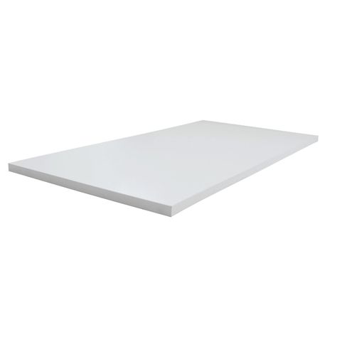 Cubierta MDF 80x46, Color Blanco,-3