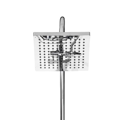 Plato Ducha Cuadrado de 20 cm Cromo-3