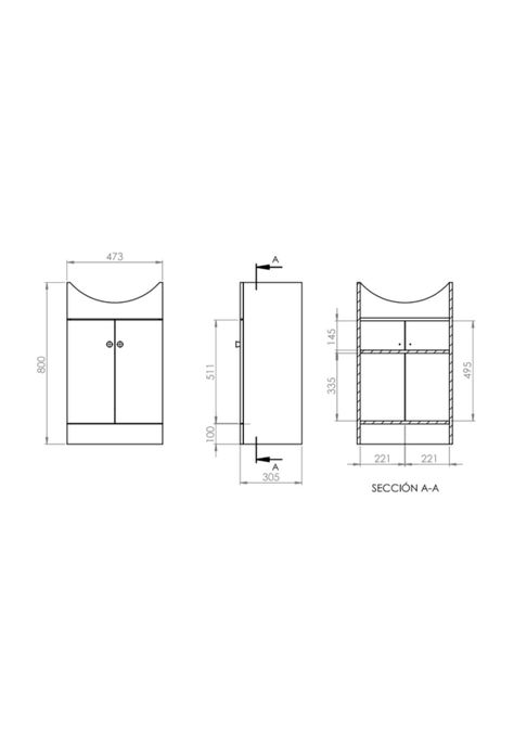 Mueble Vanitorio Completo Marie-4