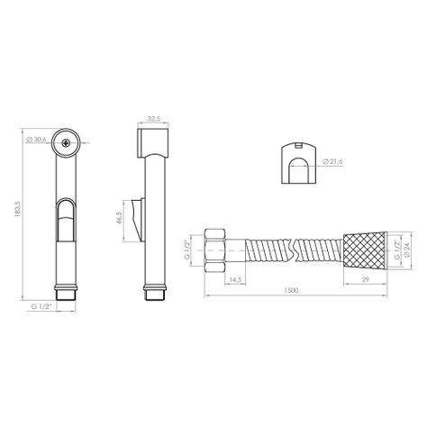 Juego Ducha Bidet Arabe-3