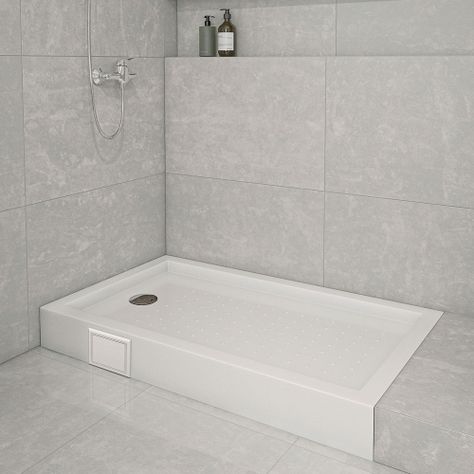 Receptáculo de Ducha con Desague Zeus Acrílico 150x70x15 cm-2