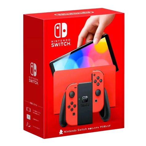 Consola Nintendo Switch OLED Mario Red Edition Japan Import-0