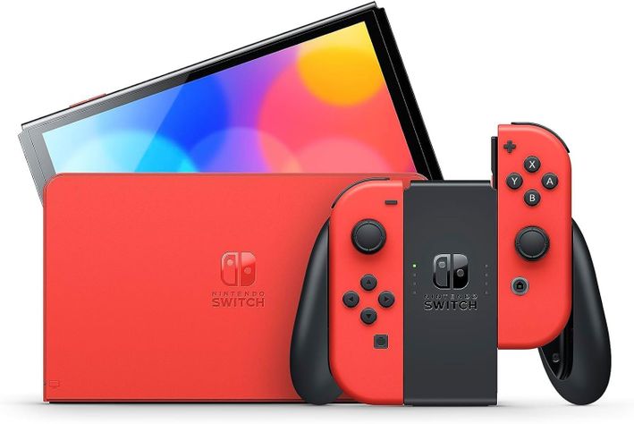 Consola Nintendo Switch OLED Mario Red Edition Japan Import-1