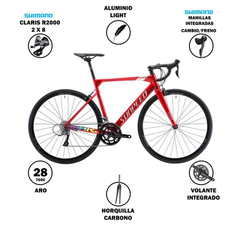 Bicicleta Sunpeed MARS roja -1