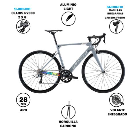 Bicicleta Sunpeed MARS gris-1