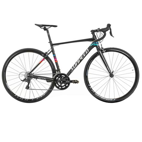 Bicicleta Sunpeed Ruta Triton Negra-0
