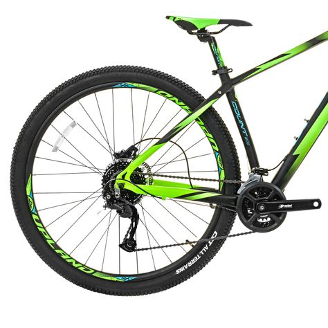 Bicicleta Upland count 200 29 Negra verde-3
