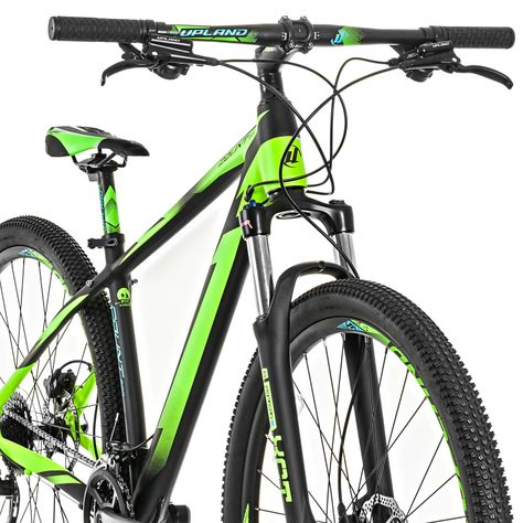 Bicicleta Upland count 200 29 Negra verde-2