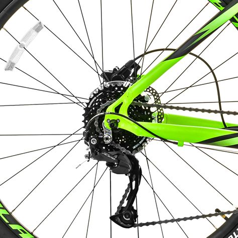 Bicicleta Upland count 200 29 Negra verde-4
