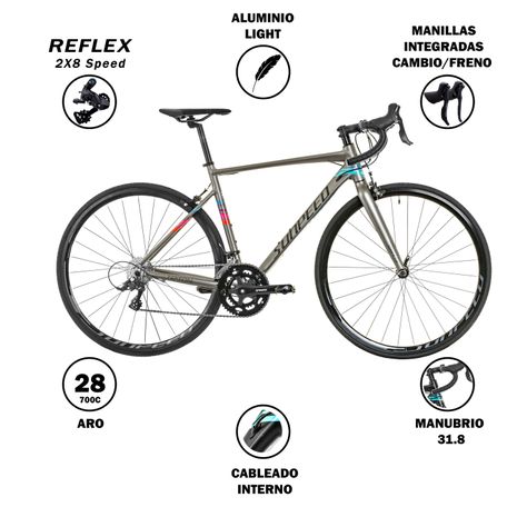 Bicicleta Sunpeed Triton Ruta Gris-1