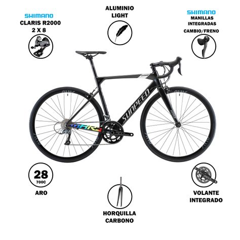 Bicicleta Sunpeed MARS Negra-1