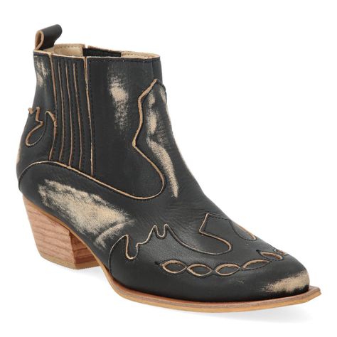 Bota Vaquera Dolly Smoked Black-1