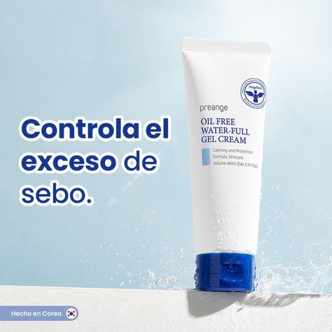 Crema Facial Hidratante PREANGE Gel Libre de Aceite 80ml-4