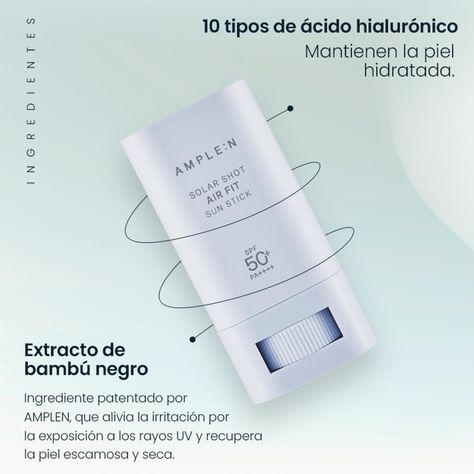 Protector Solar Ligero en Barra SPF 50+ PA++++ AMPLEN 20grs. Air Fit-3