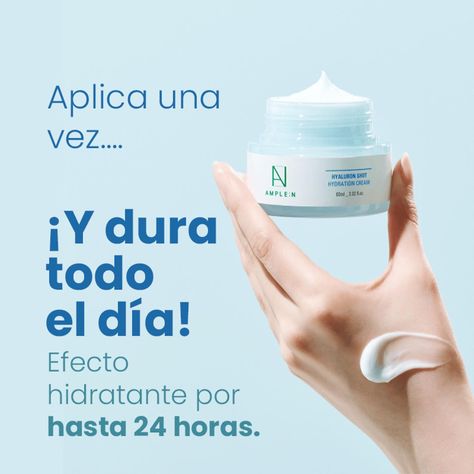 Crema Hidratante Antiedad AMPLEN Ácido Hialurónico 60ml-1