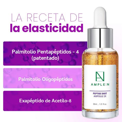 Sérum Facial Antiedad  AMPLEN Péptidos 30ml-3