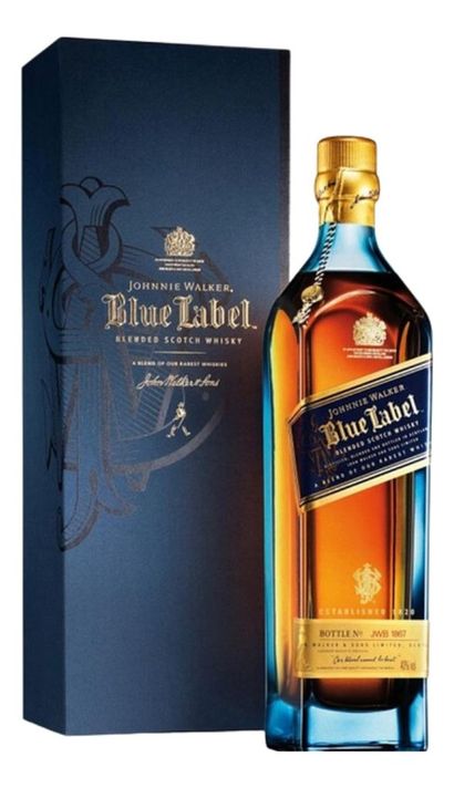 WHISKY JOHNNIE WALKER BLUE LABEL PETACA 200 ML-0