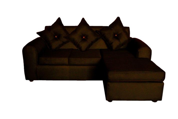 SOFA  MARCIA CHOCOLATE , TELA POLIESTER -1