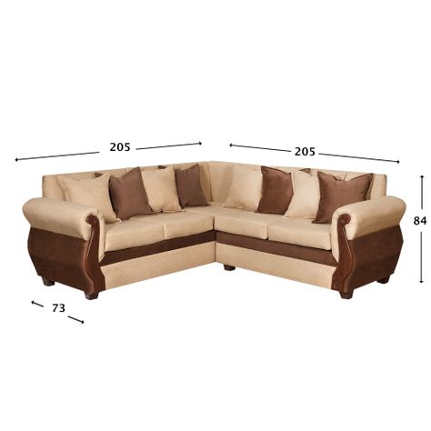 Sofa Seccional 3-2 Madison Beige-2