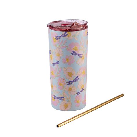 Tumbler Flores Celeste 470 ml-2