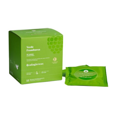 Caja 15 Teabags Verde Frambuesa-0