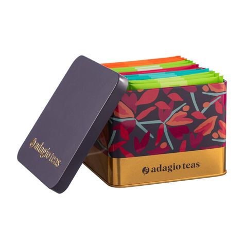Pack Té 5 Colores Azul Flores 15 Teabags-0