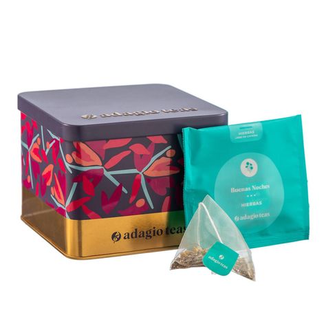 Pack Té 5 Colores Azul Flores 15 Teabags-1