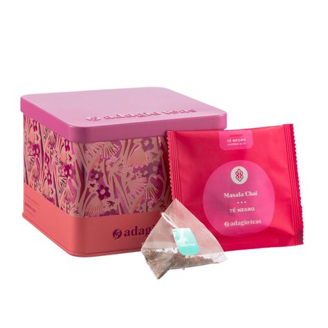 Pack Té 5 Colores Rosado Diseños 15 Teabags-1