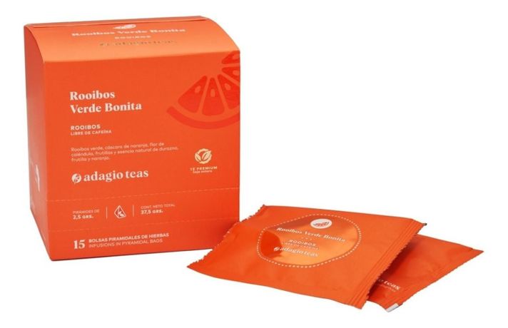 Adagio Teas Caja 15 Teabags Rooibos Verde Bonita-0