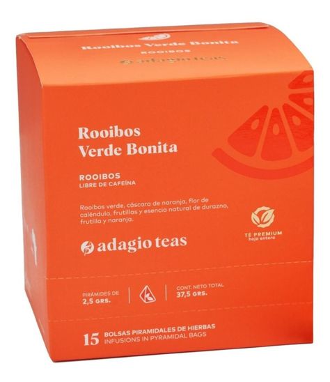 Adagio Teas Caja 15 Teabags Rooibos Verde Bonita-1