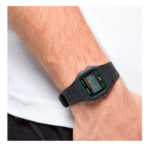 Reloj De Pulsera Casio Collection F-91w Con Luz Nocturna-2