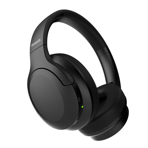 Audifonos Bluetooth Aiwa Con Cancelacion De Ruido Aw-45anc-1
