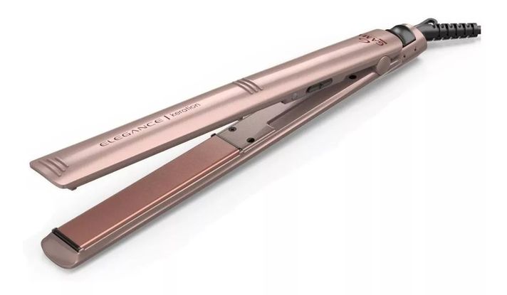Plancha De Cabello Elegance Keratine Gama Color Rosa-1