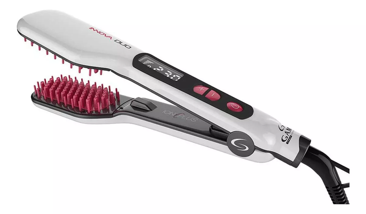Cepillo Alisador Anti-frizz Ga.ma Innova Duo Blanco 110v/220-0