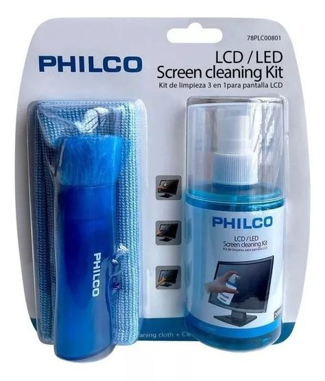 Kit De Limpieza 3 En 1 Philco Pantallas Led/ Lcd 200ml-0