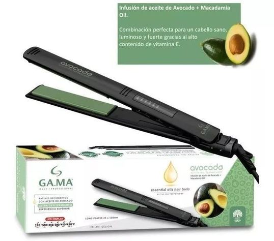 Plancha Alisadora Gama Elegance Led Avocado Ceramic Ion-1