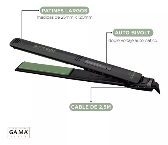 Plancha Alisadora Gama Elegance Led Avocado Ceramic Ion-2