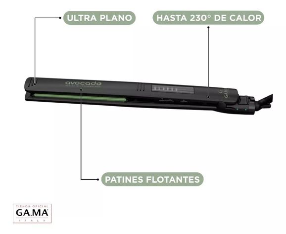 Plancha Alisadora Gama Elegance Led Avocado Ceramic Ion-4
