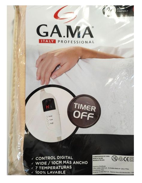 Calienta Cama Gama 1 Plaza Wide Digital Timer 7 Temperaturas-2