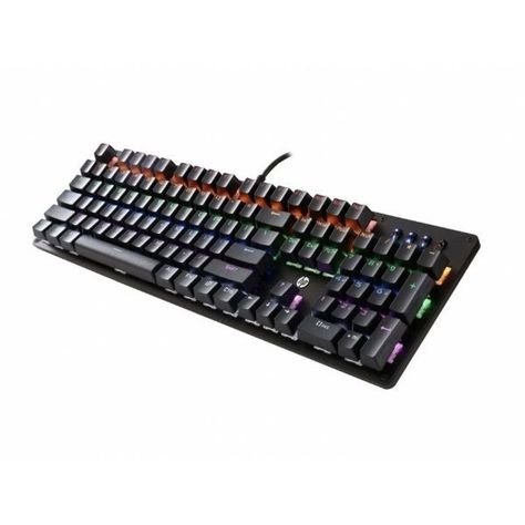 Teclado Mecanico Hp Gk100 Retroiluminado Rgb Negro Español-2