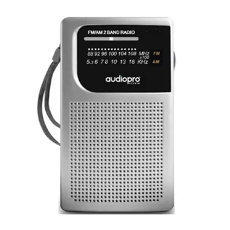 Radio Portatil De Bolsillo Analógica Am/fm Audio Pro Ap02079-0