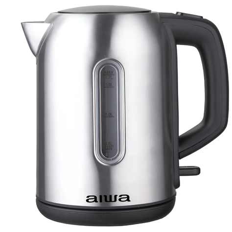 Hervidor De Acero Inoxidable 1.7l Aiwa 2200w Aw-jd1402a-0