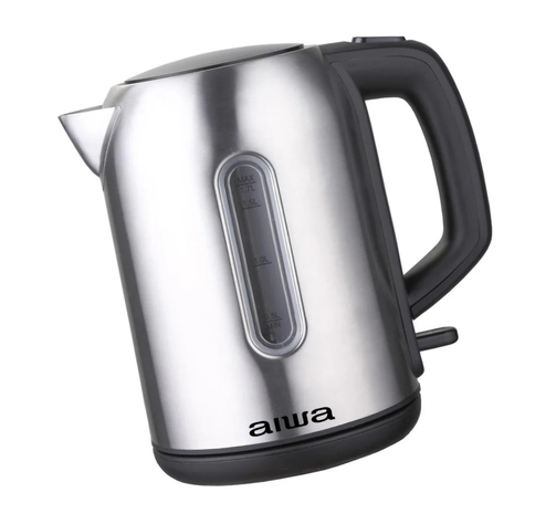 Hervidor De Acero Inoxidable 1.7l Aiwa 2200w Aw-jd1402a-1