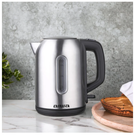 Hervidor De Acero Inoxidable 1.7l Aiwa 2200w Aw-jd1402a-3