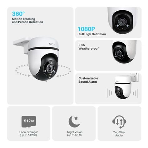 Camara de seguridad TAPO C500 PAN TILT WIFI-1