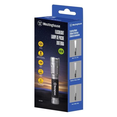 Linterna Westinghouse De 1000 Lumen Wf258 Con Zoom 150 Mts-0
