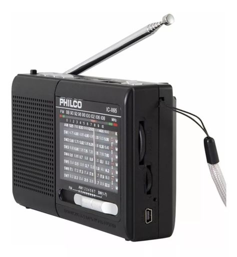 Radio Bluetooth Portatil Philco Ic-x65 Fm/mw/sw1-7-1