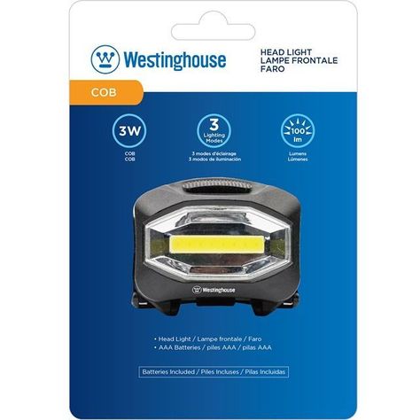 Linterna De Cabeza Westinghouse 100 Lm 3 Modos Incluye Pilas-2